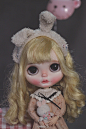 #MioO_O Dolls# 浅浅的金色发宝宝 #Blythe##blythe##Blythe 改娃##blythe改娃##custom blythe#