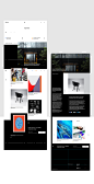 Decus. Digital agency : web page concept
