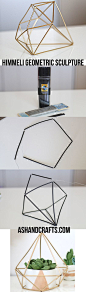 Himmeli Geometric Sculpture: 