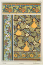 【植物装饰图案集】«La plante et ses applications ornementales»，by Eugène Grasset 1899, 74pages。V盘：http://t.cn/zTNX9iJ