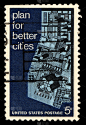 城市规划的邮票