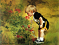 《金色童年》法国画家 Donald Zolan 儿童水彩画