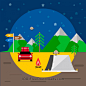 Free Vectors: Travel illustration for free graphic design. Simple flat vector | Backgrounds