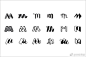 创意M字母logo设计灵感资料库 ​​​​