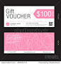 Gift Voucher template