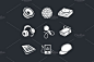 Night club  : Icon Set. Vector files, fully editable. Includes AI CS, EPS 10, large JPG. See all my Icons collection