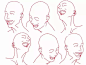 【绘画参考】25张图 告诉你男性个人表情画法（实用）
