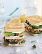 Greek Tuna Sun-Dried Tomato + Avocado Napoleon's-1