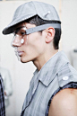 Thom Browne SS15 Mens collections, Dazed backstage