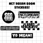 NCT dream 'boom' stickers | Etsy