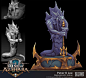 Naga statue, World of Warcraft : Battle for Azeroth, Peter Kyuyoung Lee
