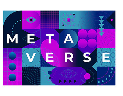 Metaverse abstract g...