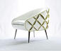 #Modern muse, our Dali chair with eye-catching crisscross leather petals hits all the right #design notes. #NAfurniture