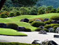 島根縣足立美術館。連續十一年蟬聯日本庭院第一，被譽為“日本最美的庭園”。