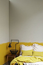 只涂一半的“卫生墙”，简单又时髦的拼色墙面