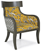 Iliad Chair, Blossom Marigold eclectic chairs