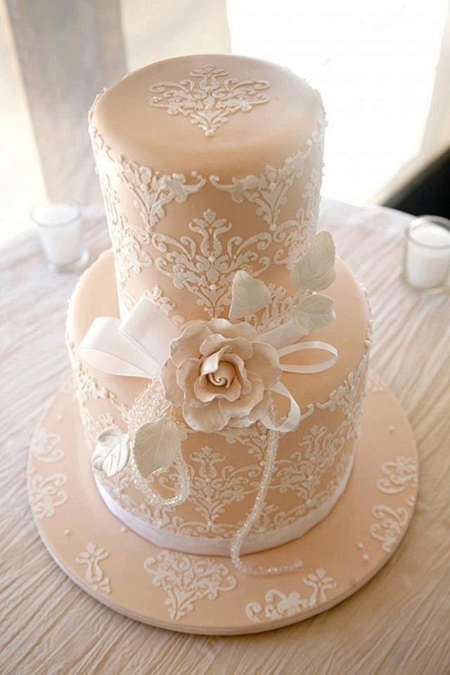 婚礼,翻糖蛋糕,