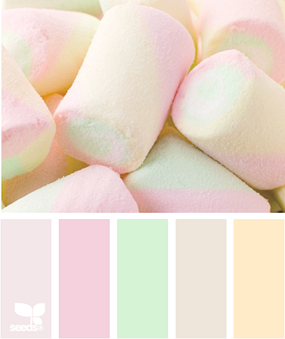 fluffed pastels