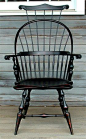 Striking Windsor chair--add it to a predominantly modern setting for a wonderfully-eclectic feel.