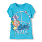 summer peace graphic tee