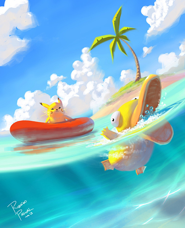 Pokemon Beach! on Be...