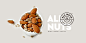 All Nuts : All Nuts has a extended product line of nuts. The idea was to bring to the daily life of people who wants to take care of themselves, a modern packaging, that delights them and also has a unique strong identity from the three pillars of the bra