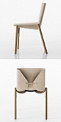 Tanned #leather #chair 1085 EDITION by Kristalia | #design Bartoli Design @kristaliadesign