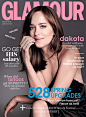 Dakota Johnson on Glamour UK March 2017 Cover
