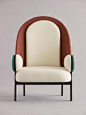 ‘MOON-B', a Contemporary Armchair with a Vintage Twist in Limited Edition 3