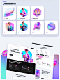 Fintech landing page Website dashboard colorful gradient design ux/ui ui design Mobile app Case Study