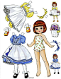 复古小裙子paper doll siyi lin 2009 - 2010
