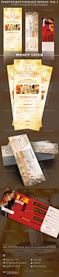 Event Ticket Template Bundle - Volume 1 - Miscellaneous Print Templates