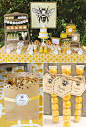 Adorable {Vintage-Modern} Baby Bumble Bee Party | Inspiring Ideas
