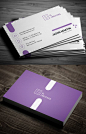 Purple Creative Business Card