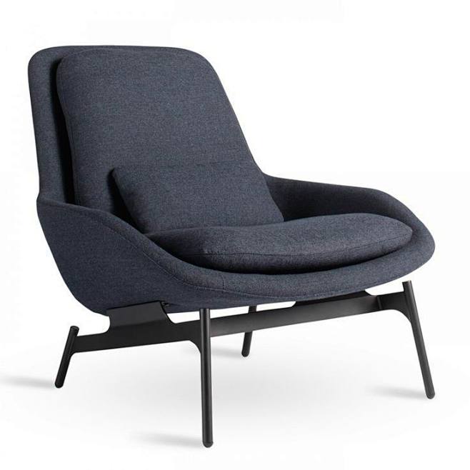 定制北欧设计师现代休闲椅沙发椅简约躺椅扶...