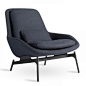 定制北欧设计师现代休闲椅沙发椅简约躺椅扶手椅咖啡椅子阳台椅-淘宝网