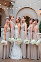 Champagne bridesmaid dresses