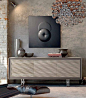 Perfect vingette - Wooden sideboard with doors A-612 by Dale Italia | Arbet Design