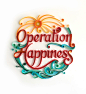 Operation Happiness Cover Rodale Books : I designed the title for a Rodale books publication, 'Operation Happiness' by Kristi Ling. 