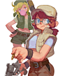 Fan art  JACKAL&METALSLUG, FENGLI LEE