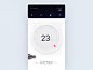 Thermostat for Smart Home product UI exploration 