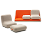 2013米兰设计周：Matali Crasset: concentre de vie - a modular sofa for Campeggi