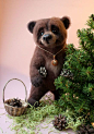 这些可爱的动物都是俄罗斯艺术家Tatyana做的羊毛毡玩具......