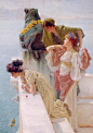 Sir Lawrence Alma Tadema  摩西 塔得玛 唯美人物油画