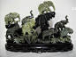 大型中国玉象景观雕塑