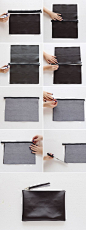 This DIY clutch is totally no-sew.: 
