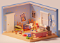 Andy's room from Toy Story