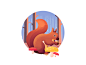 Little Squirrels In The Forest<br/>by TenneyTang 