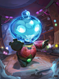 Hearthstone - Faithful Lumi, Yare Yue : A little baby bulb wants a big hug!