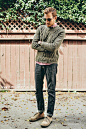 October 11, 2012.  Sweater: Topman - $80Shirt: Hawkings McGill - $20 - Urban Outfitters 50% off Sale SaleJeans: Levi’s 511 - $15 (Buffalo Exchange) … these are currently on sale on Zappos (click the link)Shoes: Bass - $10 (thrift store) (similar) Sunglass